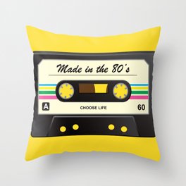 Made in the 80's Throw Pillow