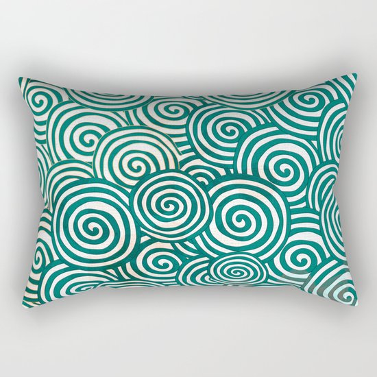 Waves of life Rectangular Pillow