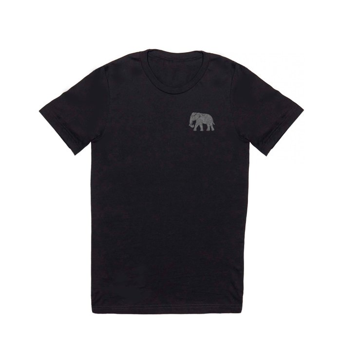 Zentangle elephant pattern T Shirt