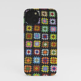 Crochet Granny Squares // Bright iPhone Case