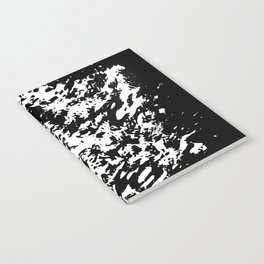 Abstract Black and White Shapes Notebook