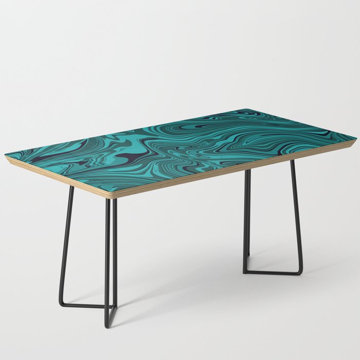 Blue liquid art Coffee Table