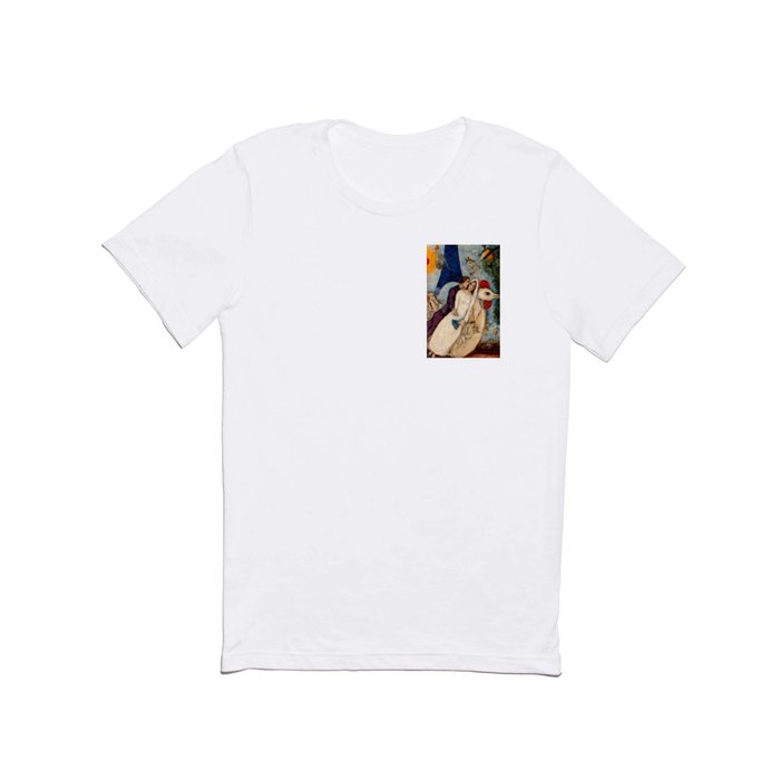 The betrothed and Eiffel Tower Marc Chagall T Shirt