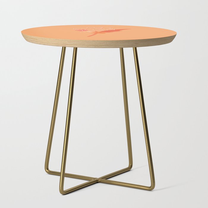 Abstract line bloom 3 Side Table