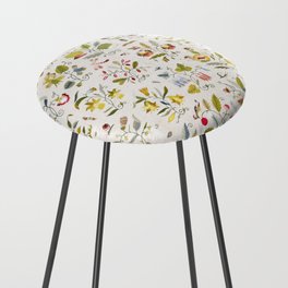 Vintage Floral 33 Counter Stool