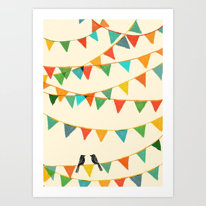 Carnival is coming to town Art Print