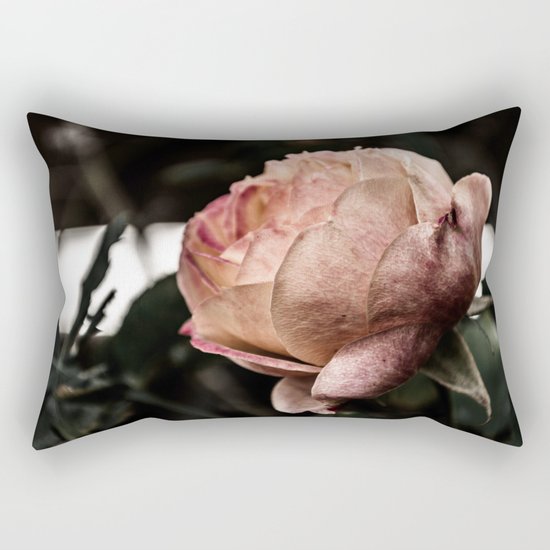 Blooming Rose Rectangular Pillow