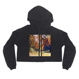 Abstract Scottish Summer in Elgin Park  Hoody | Woodland, Abstract Art, Color, Nature, Scotland, Abstract, Photo, Digital, Curated, Forest 