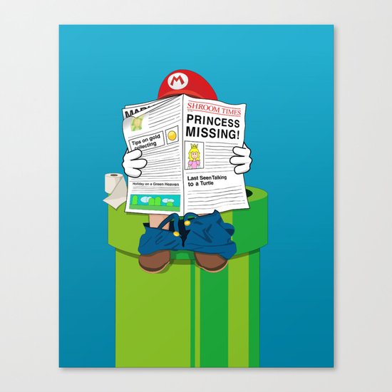 Mario Canvas Print