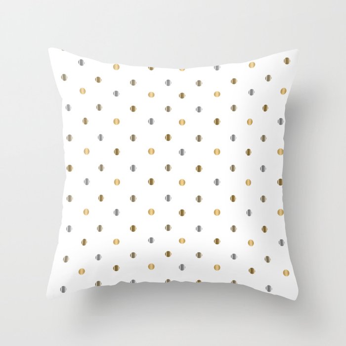 Gold polka hotsell dot pillow