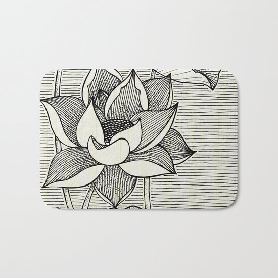 Lotus Bath Mat