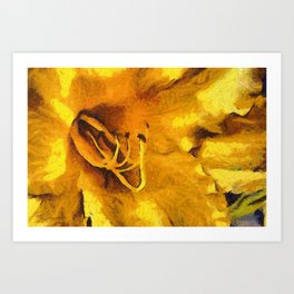 Yellow Flower Art Print