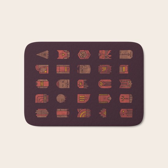 Masks Bath Mat