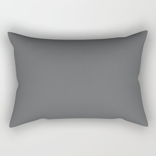 Simply Storm Gray Rectangular Pillow