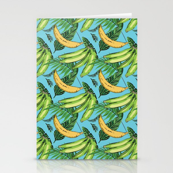Plantain Paradise Pattern - For true plantain fans Stationery Cards