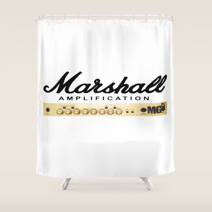 Marshall Amplification Shower Curtain By Cyntoniabrown Society6