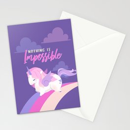 Nothing Is Impossible Stationery Cards