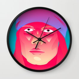 Neon Indian Wall Clock