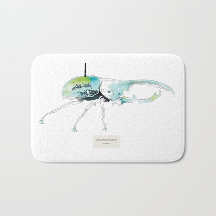 Dynastes Wirelessus Beetle Bath Mat