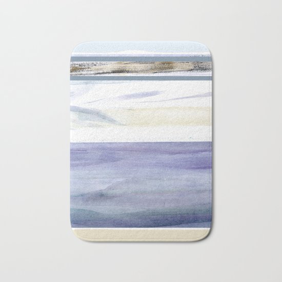 summer stripes Bath Mat
