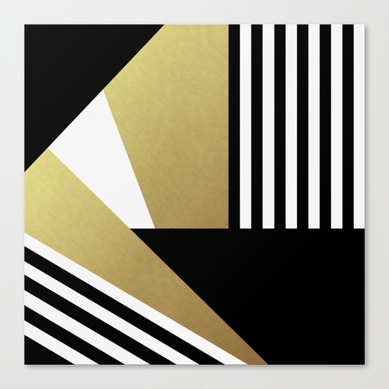 Glamorous Stripes Canvas Print