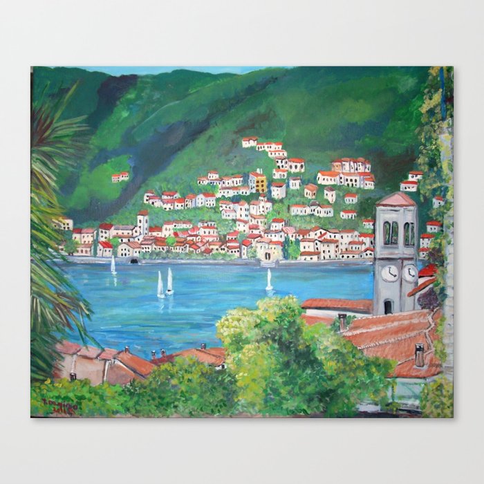 Torno, Lake of Como Canvas Print