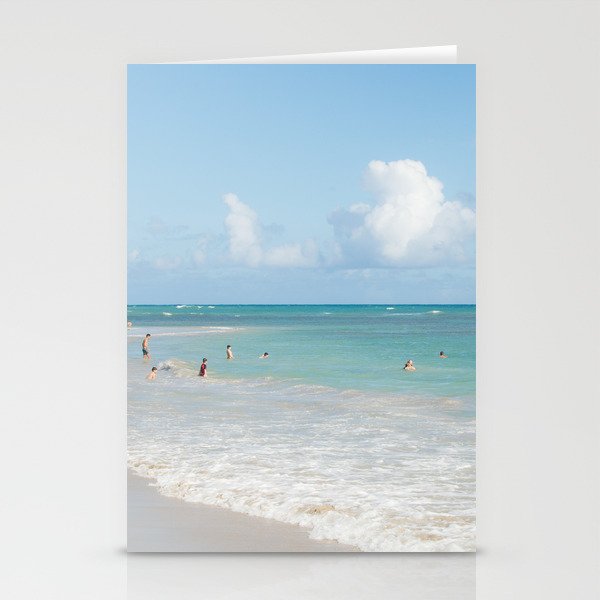 Punta Cana beach Carribbean sea Stationery Cards