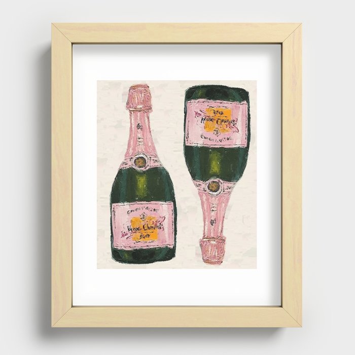 POP Champagne Recessed Framed Print