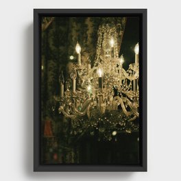 New Orleans Chandelier Framed Canvas