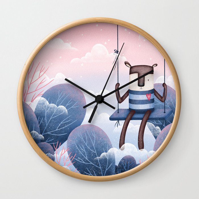 Magic Forest Friends - Fog of Time Wall Clock