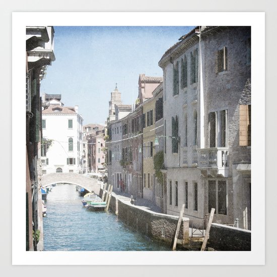 The Side Street - Venice, Italy Art Print
