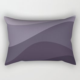 Abstract Color Waves - Purple Palette Rectangular Pillow