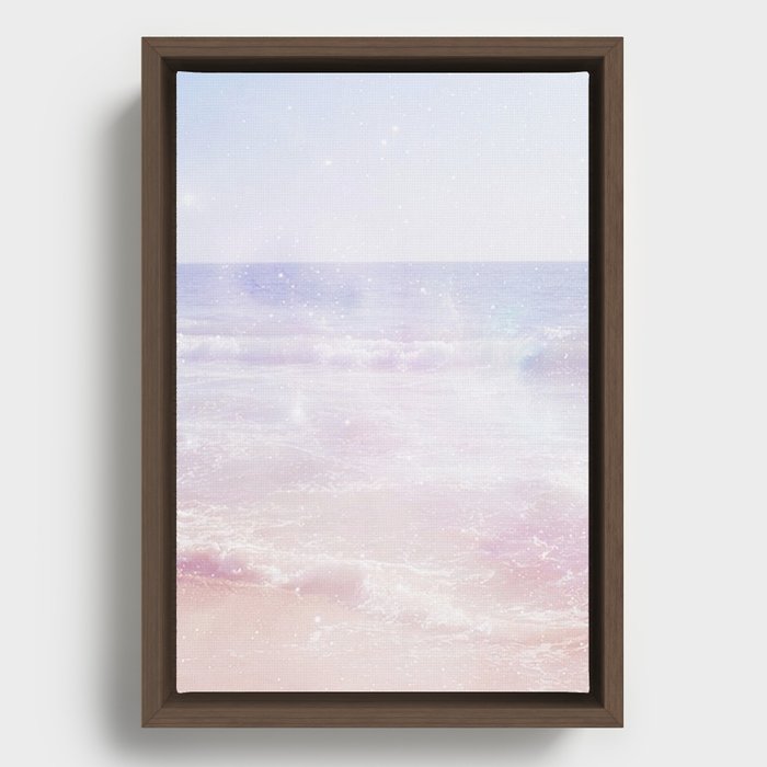Magic Waves Framed Canvas