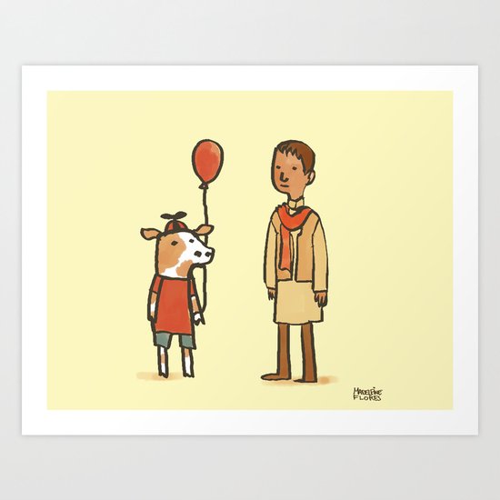Cowboy and Indian Art Print