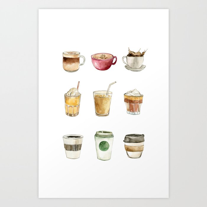 It's coffee time! Art Print