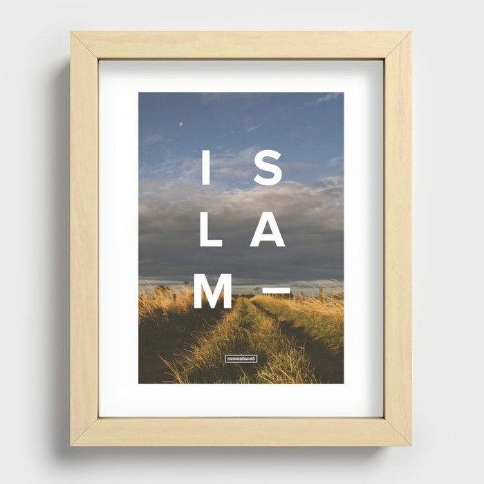 Islam- Poster Recessed Framed Print