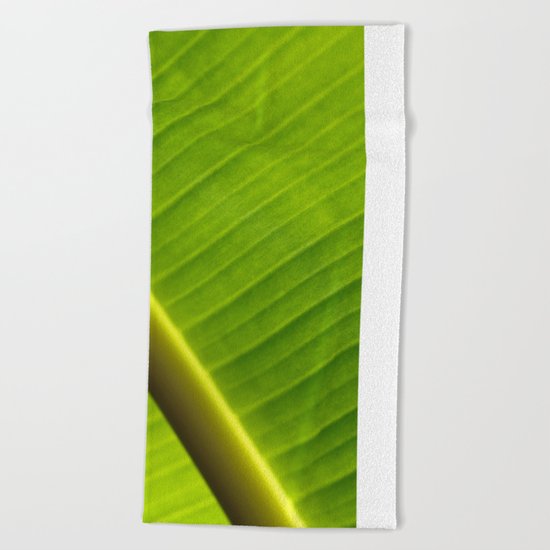 Banana Leaf III Beach Towel