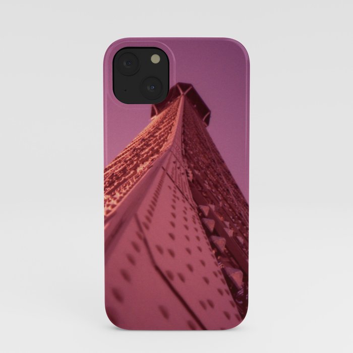 Purple Eiffel  iPhone Case