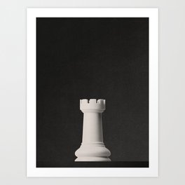 CHESS - The White Rook II Art Print