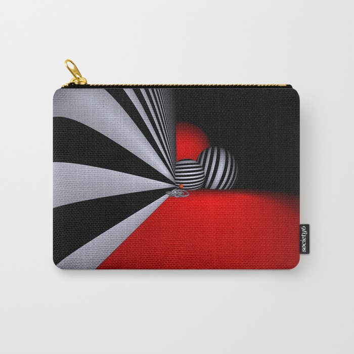 redwhiteblack -04- Carry-All Pouch