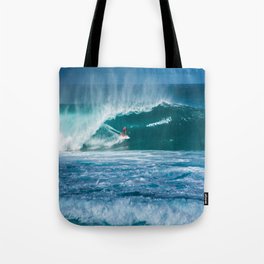 Surfing Hawaii Tote Bag