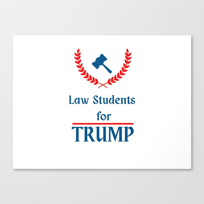 Law Students for Trump Canvas Print
