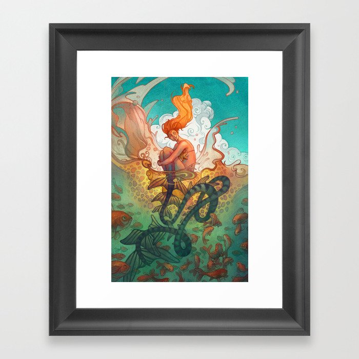 The Little Mermaid Framed Art Print