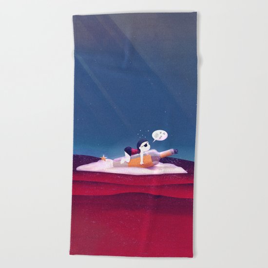 Message on a Bottle Beach Towel