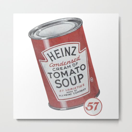 Heinz tomato soup can Metal Print
