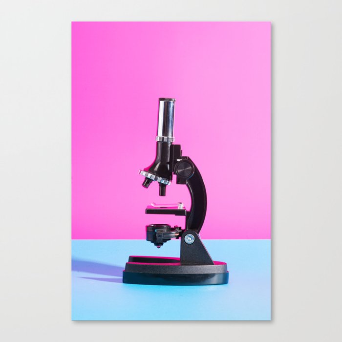 Portrait of a Microscope Canvas Print