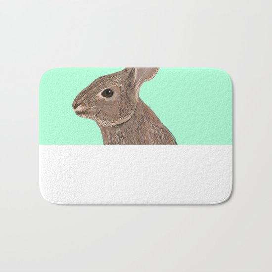 Roger - Bunny, Rabbit, Pet, Cute, Easter, Pet Rabbit, Pet Friendly, Bunny Cell Phone Case Bath Mat