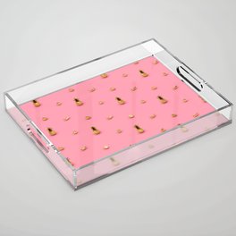 Sensual Fruits (Pink) Acrylic Tray