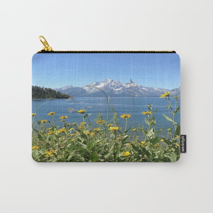 Sunny Grand Tetons Carry-All Pouch