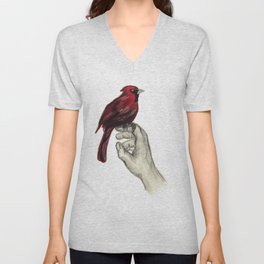 Cardinal Focus V Neck T Shirt